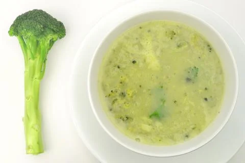 Broccoli soup Stock Photos