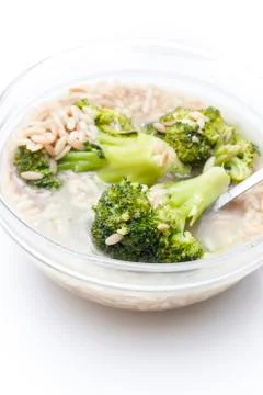 Broccoli soup Stock Photos