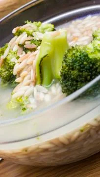 Broccoli soup Stock Photos
