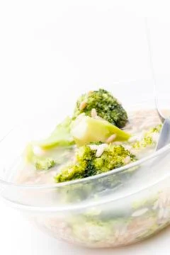 Broccoli soup Stock Photos