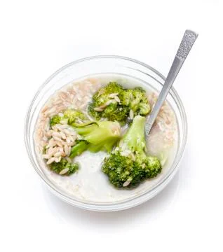 Broccoli soup Stock Photos