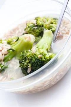 Broccoli soup Stock Photos