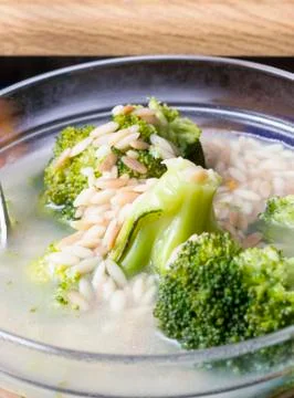 Broccoli soup Stock Photos