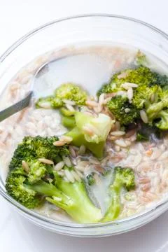 Broccoli soup Foto stock