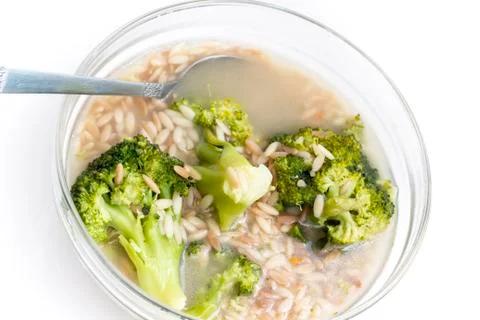 Broccoli soup Stock Photos