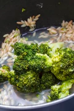 Broccoli soup Stock Photos