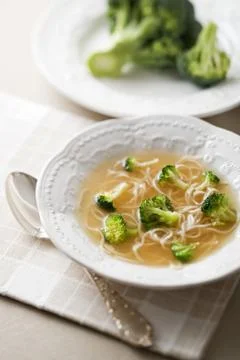 Broccoli soup Stock Photos