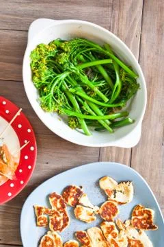 Broccoli stems Stock Photos