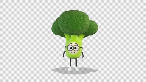 Broccoli talking 库存影片 167911879