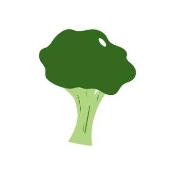 Broccoli vector design template illustration.icon logo design elements Illustrazione stock