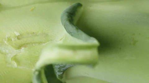 Broccoli vegetable extreme macro close up with a rotating camera motion sto.. Stock Footage 328594561