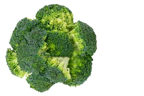 Broccoli vegetable isolated on white background.close-up Stock Photos