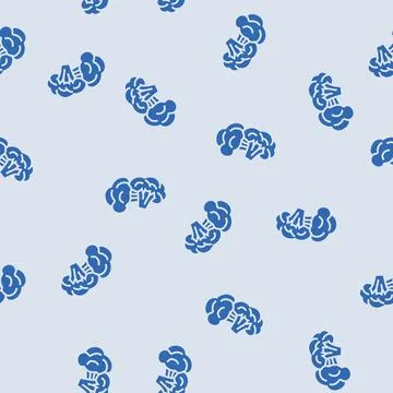 Broccoli vitamin glyph seamless pattern Stock Illustration