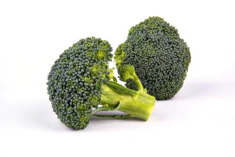 Broccoli on white background Stock Photos