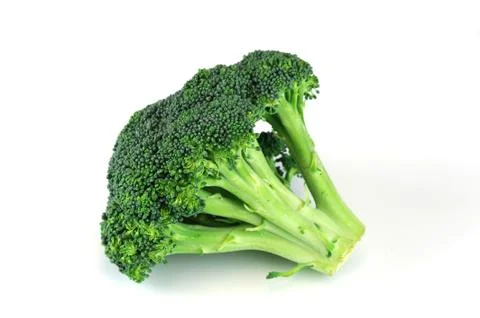 Broccoli on white background Stock Photos