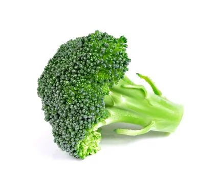 Broccoli on the white background Stock Photos