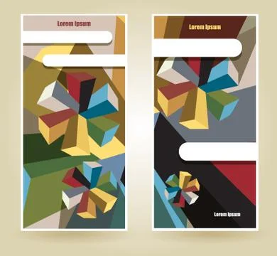 Brochure background tempale Stock Illustration