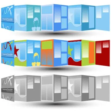 Brochure banner Stock Illustration