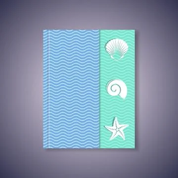 Brochure cover design Stock-Illustration