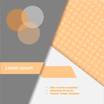 Brochure cover design vector template Stock Illustration