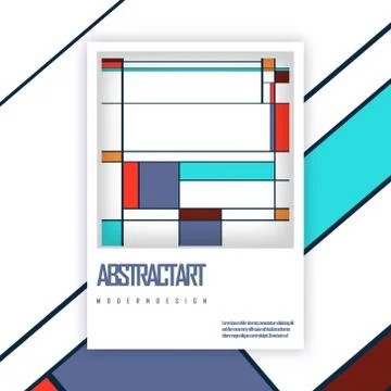 Brochure cover template Stock Illustration