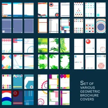 Brochure covers Stock Illustration