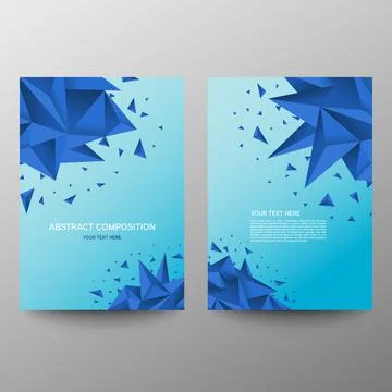 Brochure design a4. Information banner. A set of page. Modern vector page. Ad イラスト素材