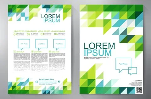 Brochure design a4 template. Stock Illustration