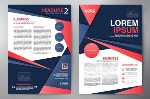Brochure design a4 template. Stock Illustration
