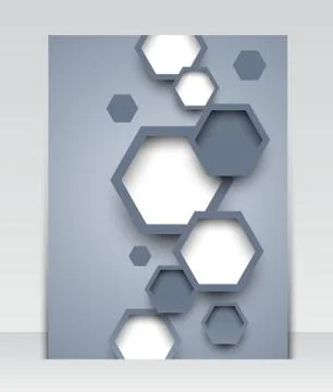 Brochure design Stock Illustration