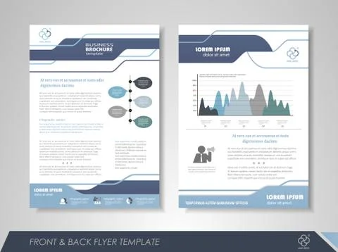 Brochure design Stock Illustration