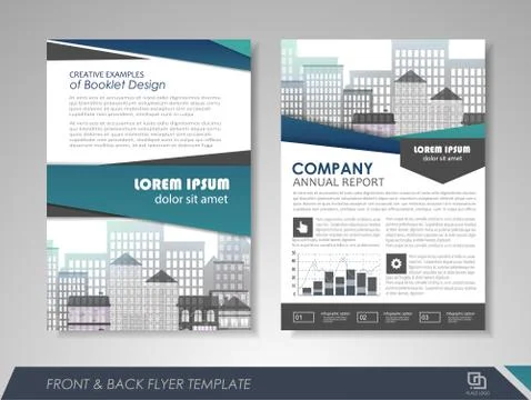 Brochure design Stock Illustration