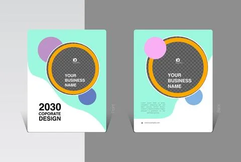 Brochure design 库存插图