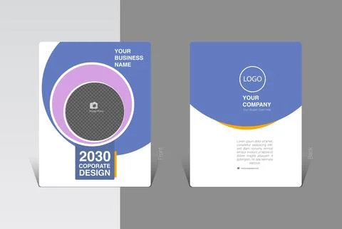 Brochure design 库存插图