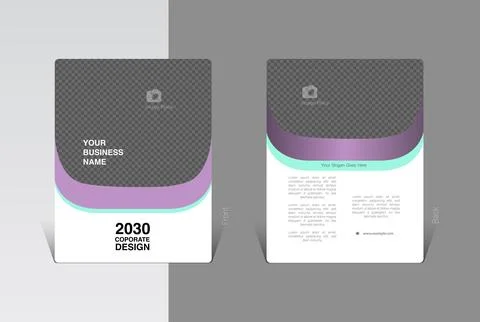 Brochure design 스톡 일러스트