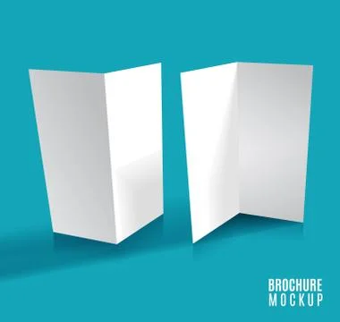 Brochure design isolated Stock Illustration