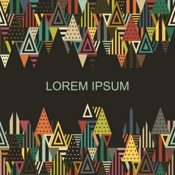 Brochure design template Stock Illustration