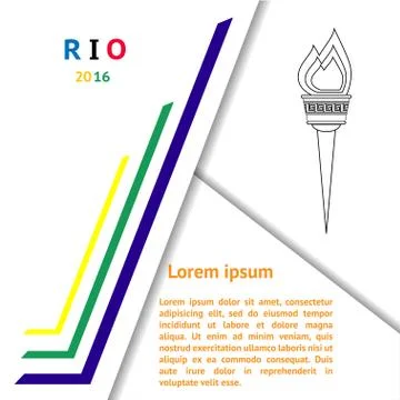 Brochure design template. Stock Illustration