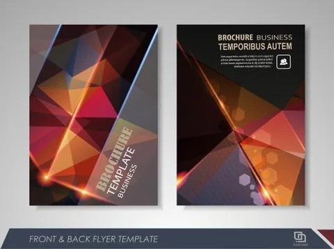 Brochure Design Template Stock Illustration
