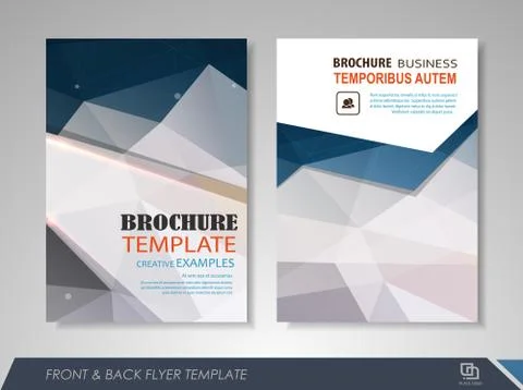 Brochure Design Template Stock Illustration