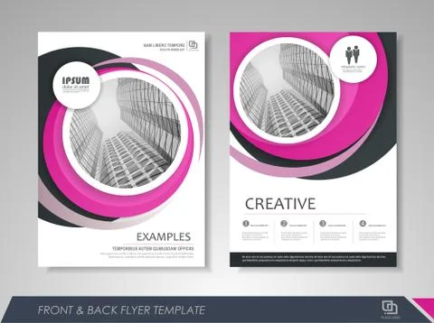 Brochure Design Template Stock Illustration