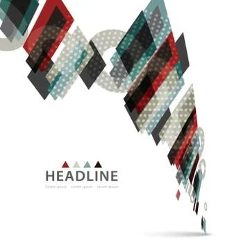 Brochure header layout Stock-Illustration