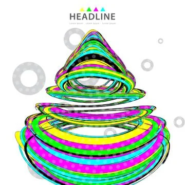 Brochure header layout template Stock Illustration