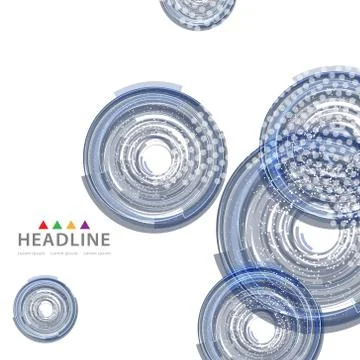 Brochure header layout template Stock Illustration