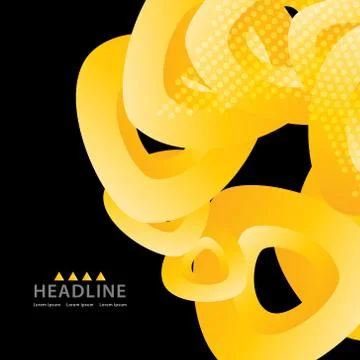 Brochure header layout template Stock Illustration