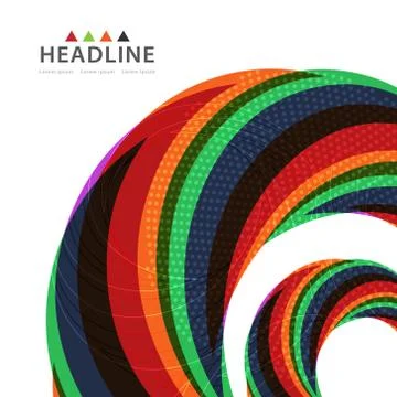 Brochure header layout template Stock-Illustration