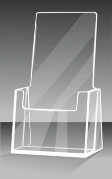 Brochure holder Stock Illustration