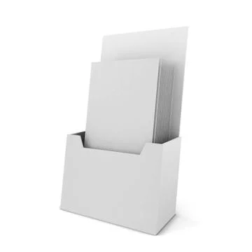 Brochure holder Stock Illustration