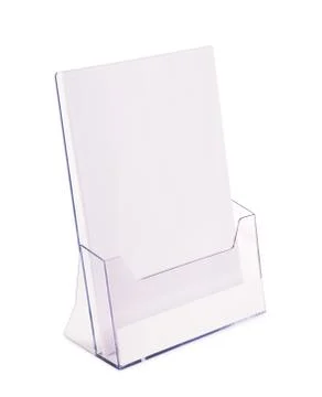 Brochure holder Stock-Fotos