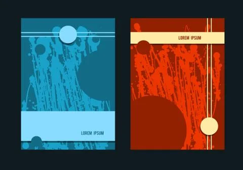 Brochure Layout design template Stock Illustration